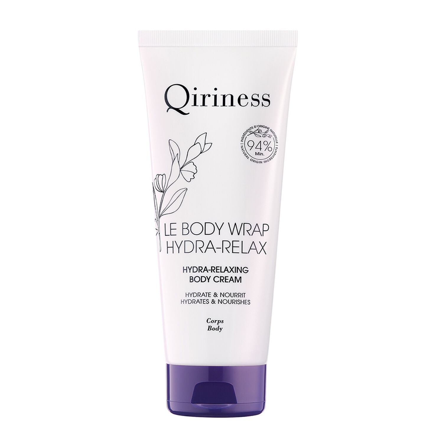 Qiriness Le Body Wrap Hydra-Relax Crème Corps Hydratante & Nourrissante