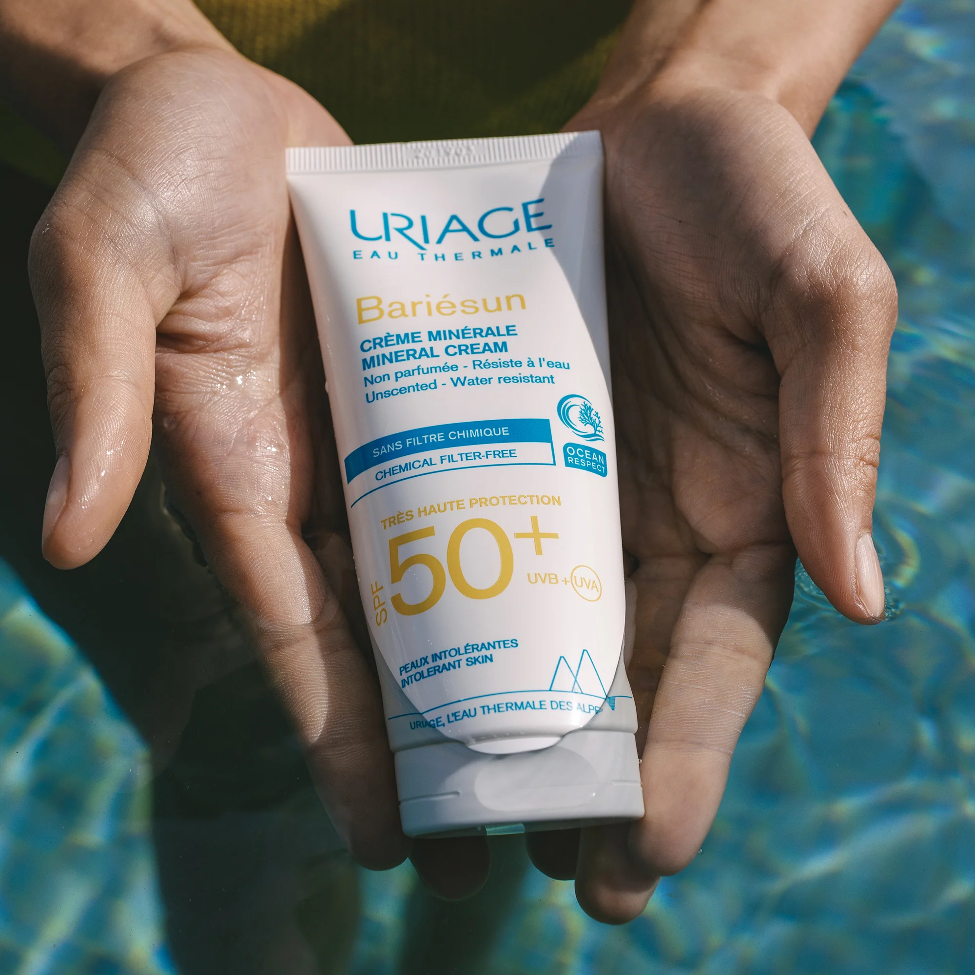 BARIESUN Mineral Cream SPF50+ - High protection body sunscreen.
