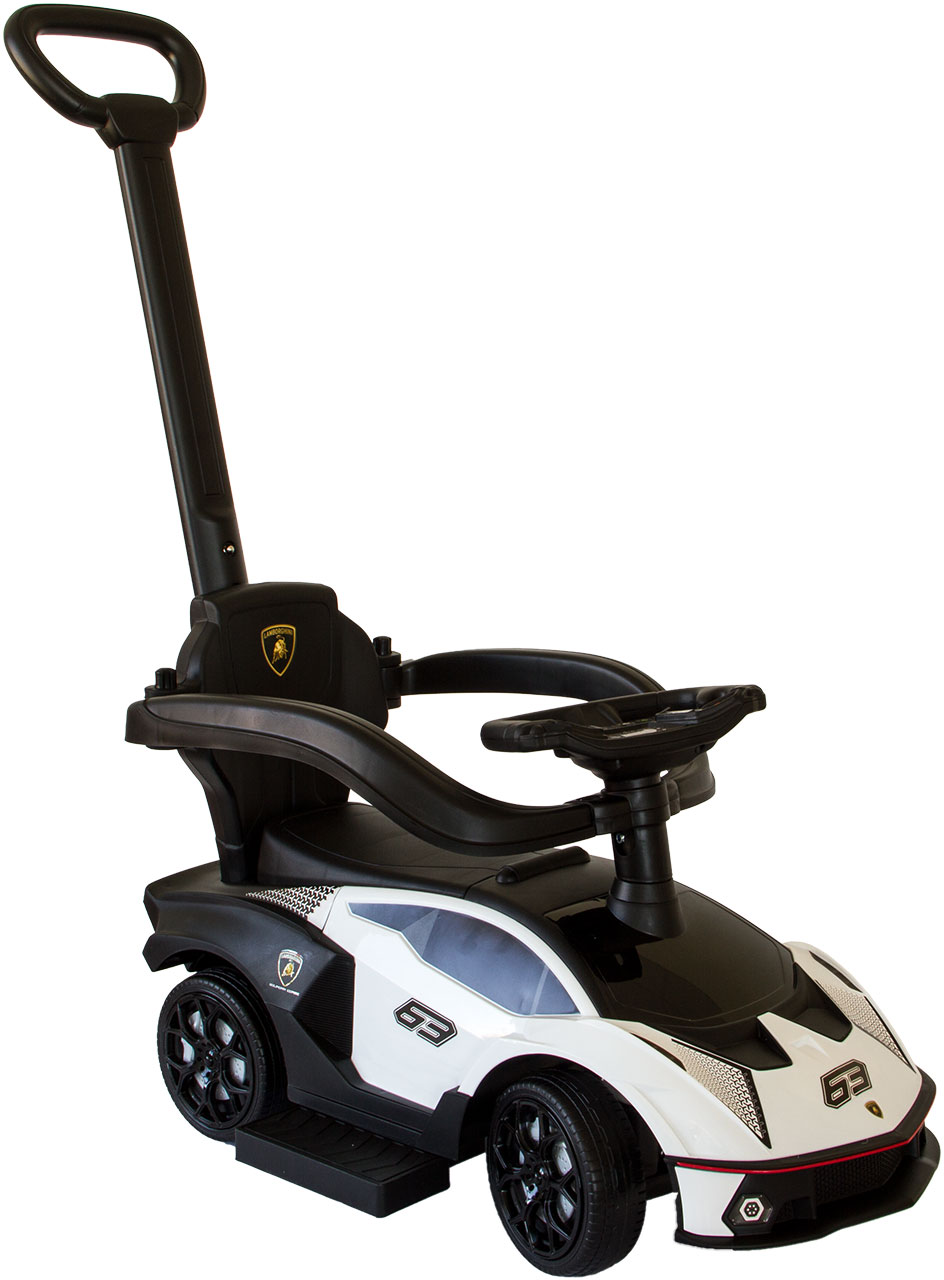 Lemodo NATIV Rutschauto, Kinderfahrzeug mit Sicherheitsbügel, weiß