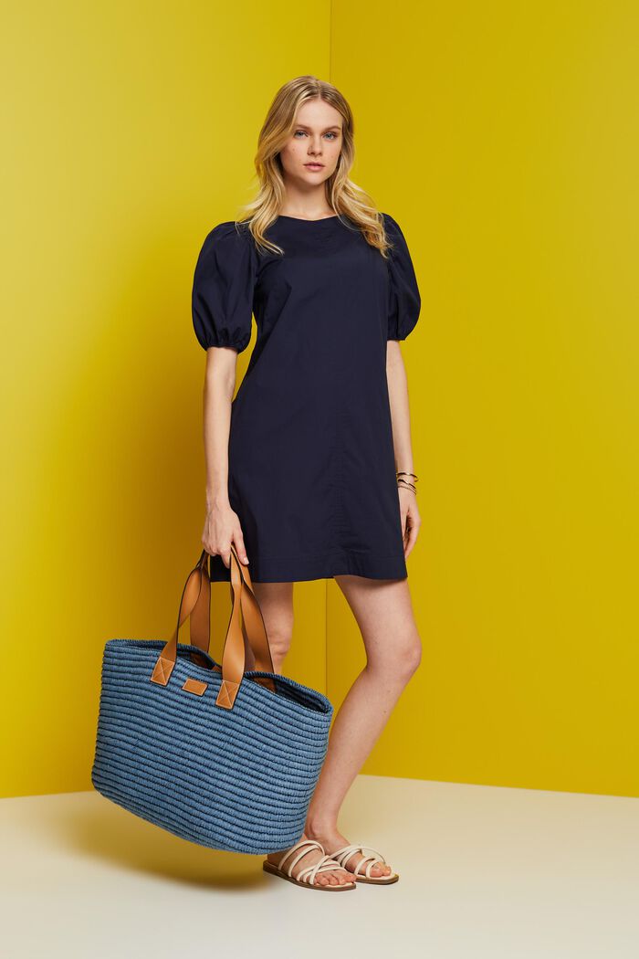 Minikleid aus Popeline