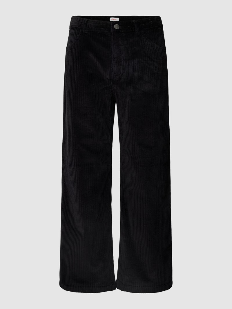 Hose mit ausgestelltem Schnitt in schwarz