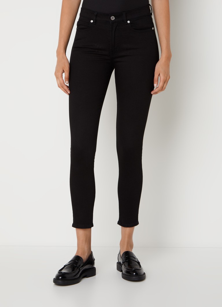 Blugi HUGO BOSS 932 cu talie medie, croială slim, de culoare spălată
