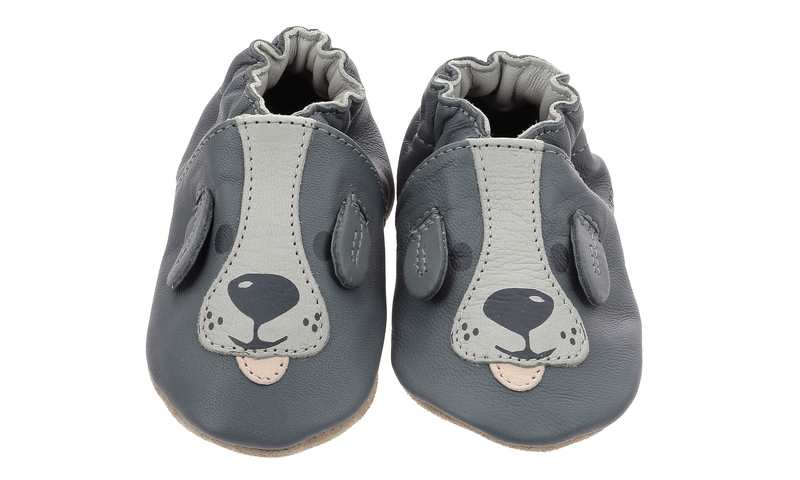 Chaussons cuir tannage vegetal Sweety Dog