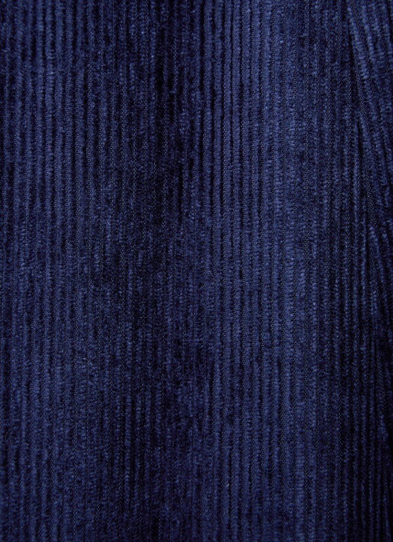 Fustă midi plisată din catifea reiată Basilic de Gerard Darel
