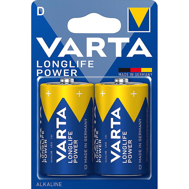 Varta Batteri 2-Pk D Power Varta