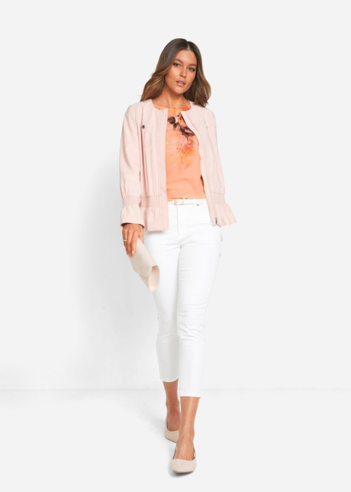 Blusenshirt mit Blumen-Print