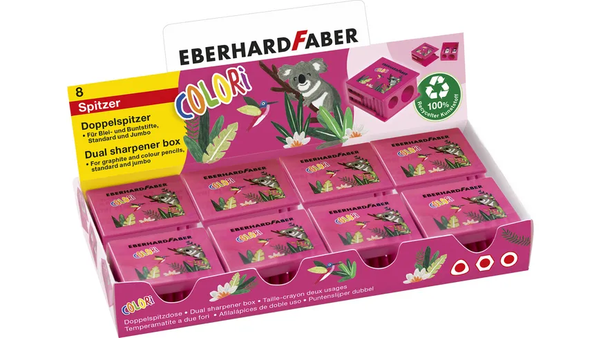 EBERHARD FABER Colori Doppelspitzdose pink pink