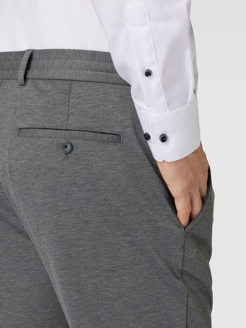 Hose mit elastischem Bund mit Tunnelzug Modell 'JOGGSUIT' in anthrazit