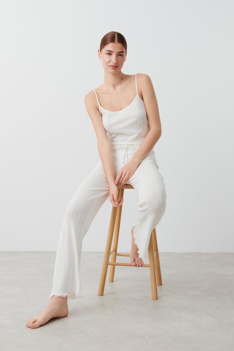 Pointelle trousers