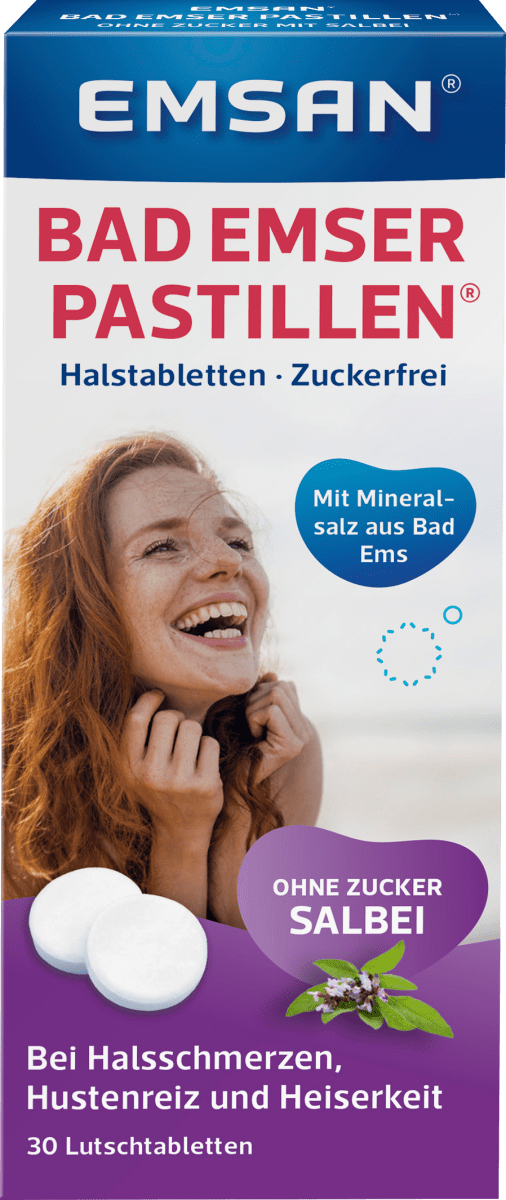 Pastillen Halstabletten mit Salbei, 30 St