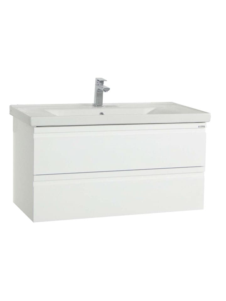 ebuy24 Waschbeckenunterschrank SiloraXL Weiß 100 x 46 cm günstig kaufen onesize