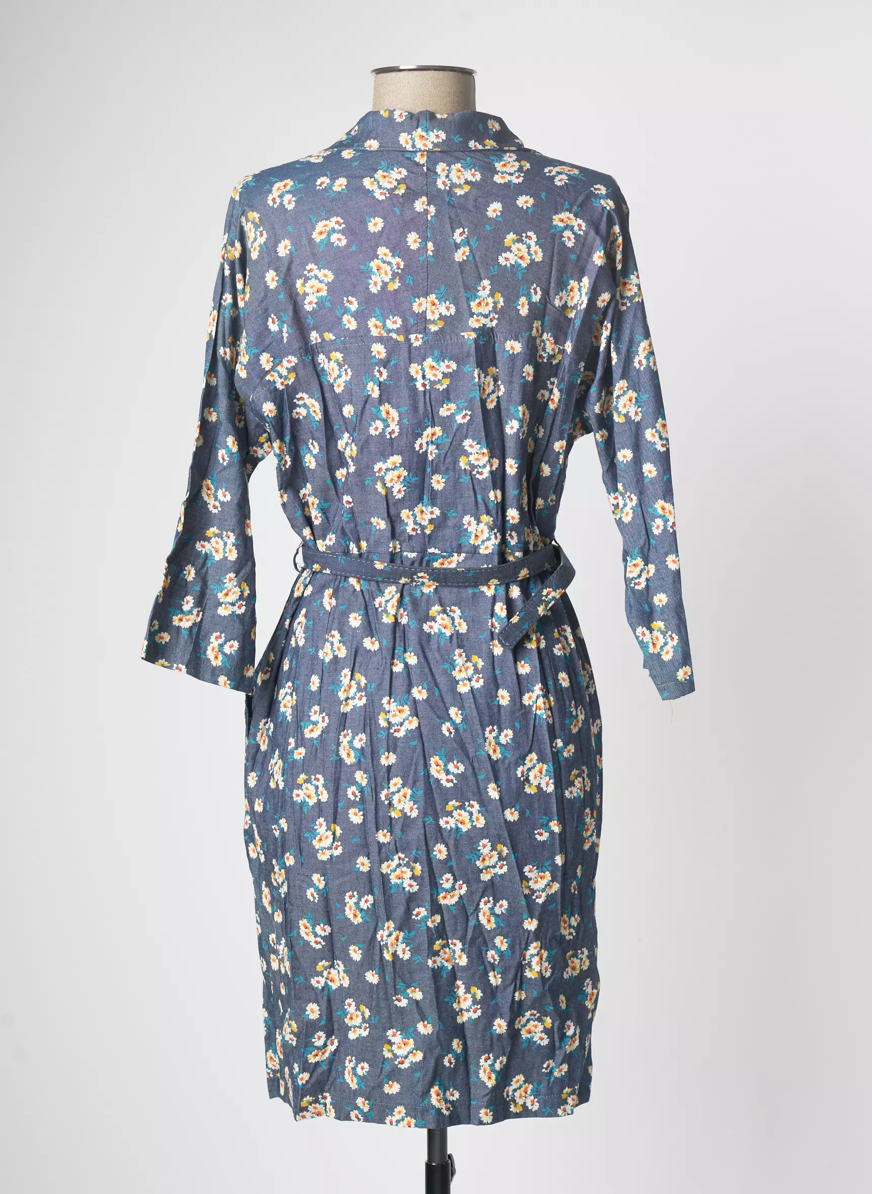 Hippocampe Robes Mi Longues Femme couleur bleu