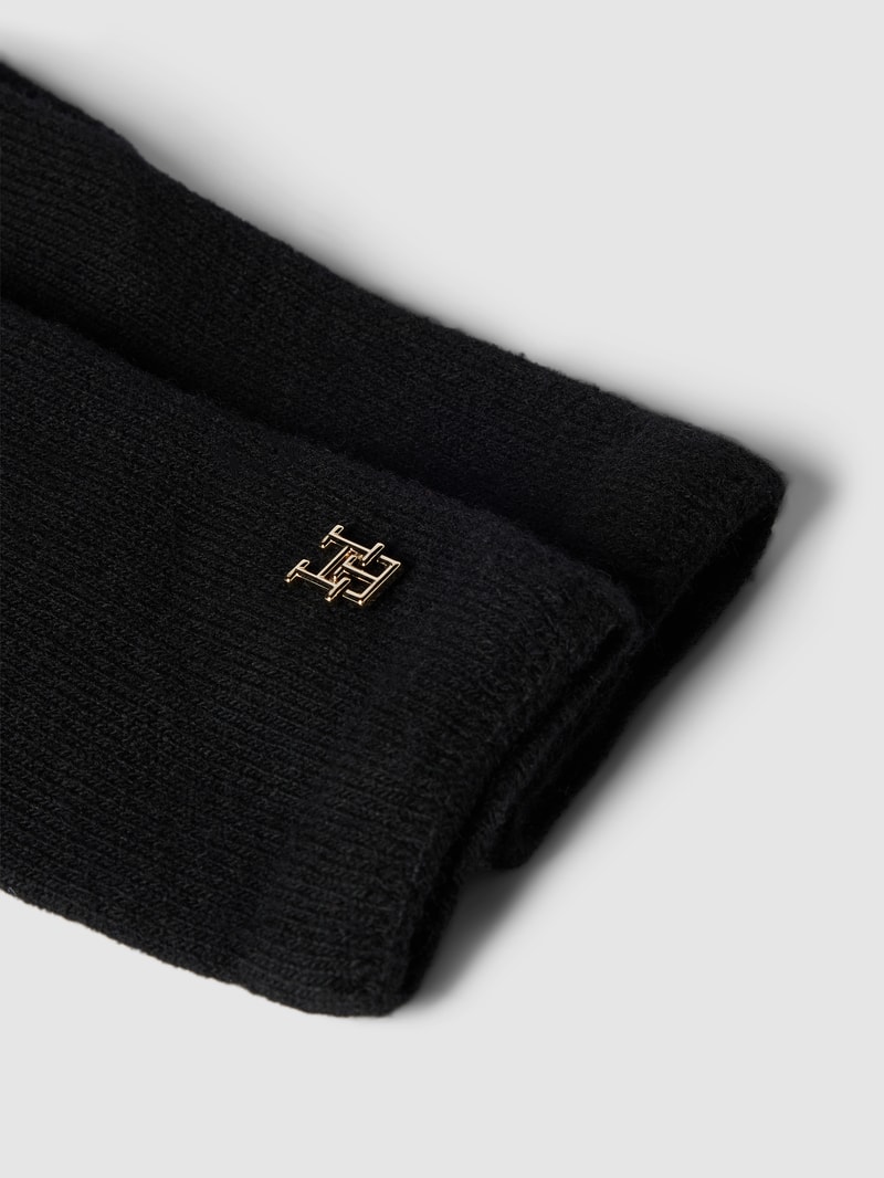 Handschuhe mit Label-Detail Modell 'Limitless' in schwarz