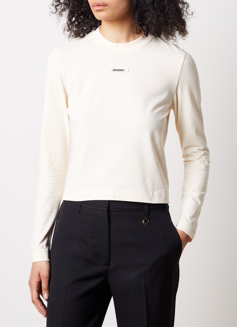 Jacquemus garās piedurknes ar logotipu