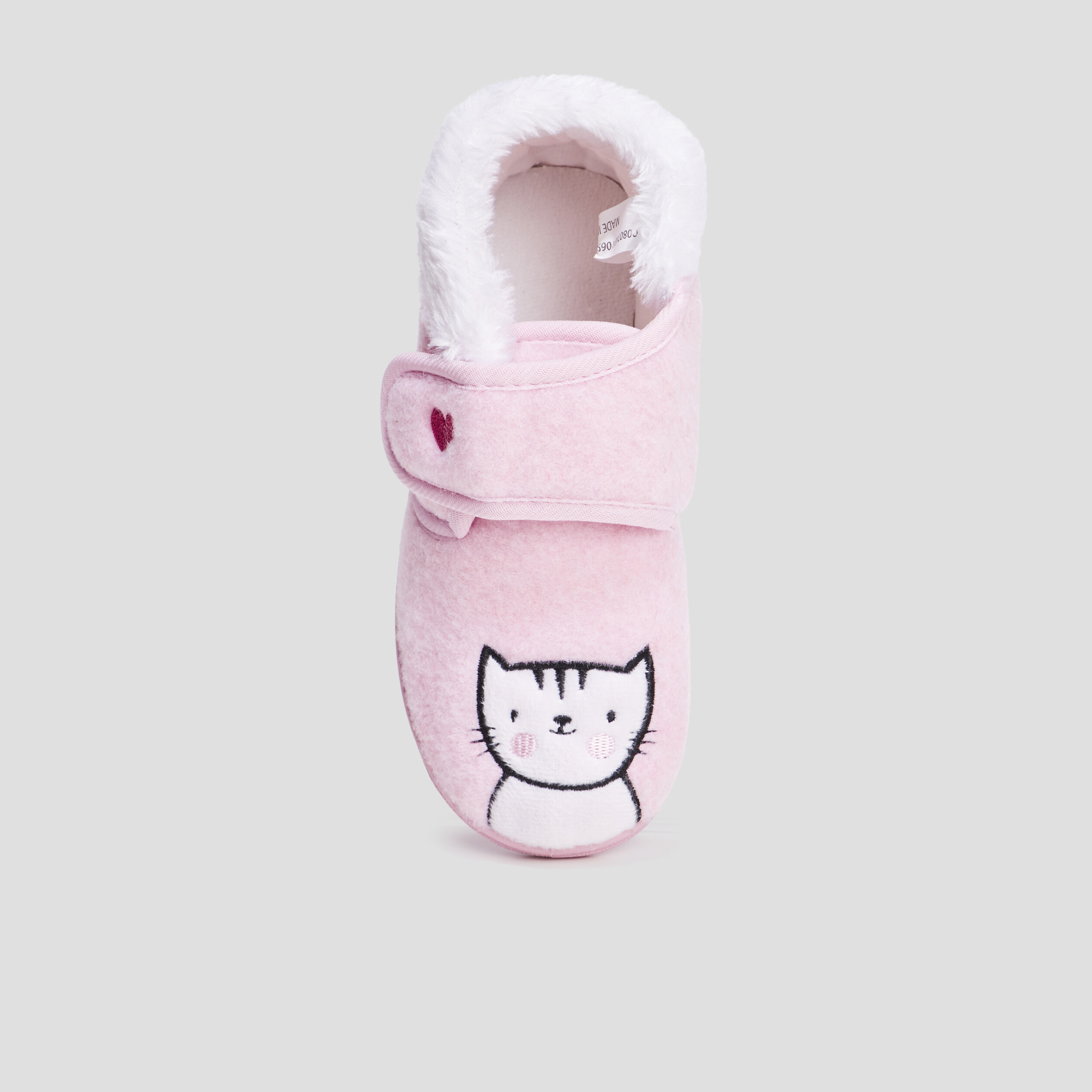 Chaussons bottillons fourrés rose fille | La Halle