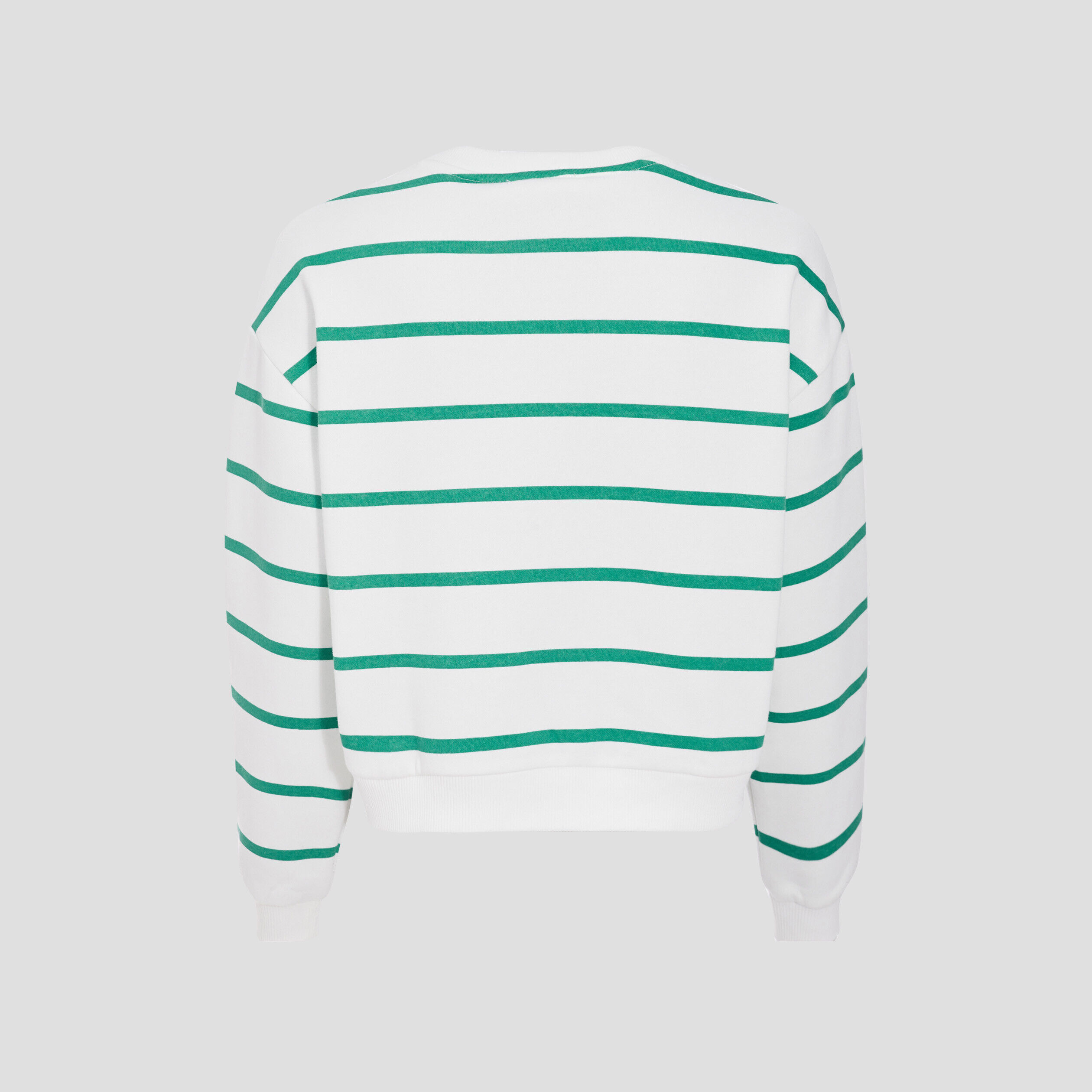 Sweat manches longues vert turquoise femme | Cache Cache