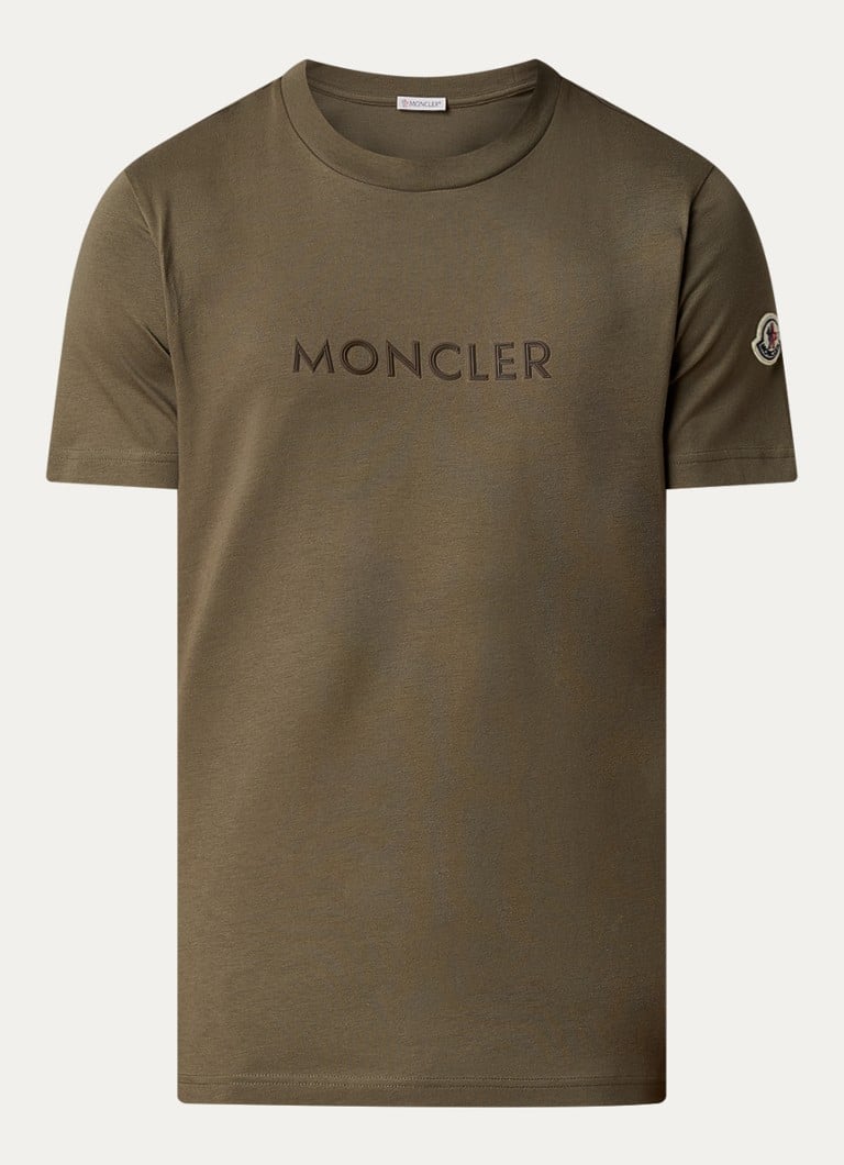 Tricou Moncler cu logo imprimat