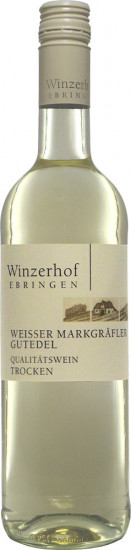 2022 Gutedel Weißer Markgräfler trocken - Winzerhof Ebringen