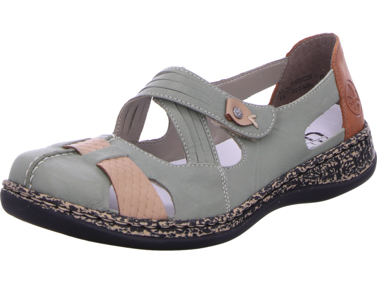 RIEKER Stiefeletten grün