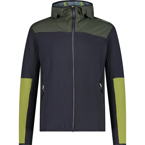 HERREN KAPUZENSWEAT MAN HYBRID JACKET FIX HOOD