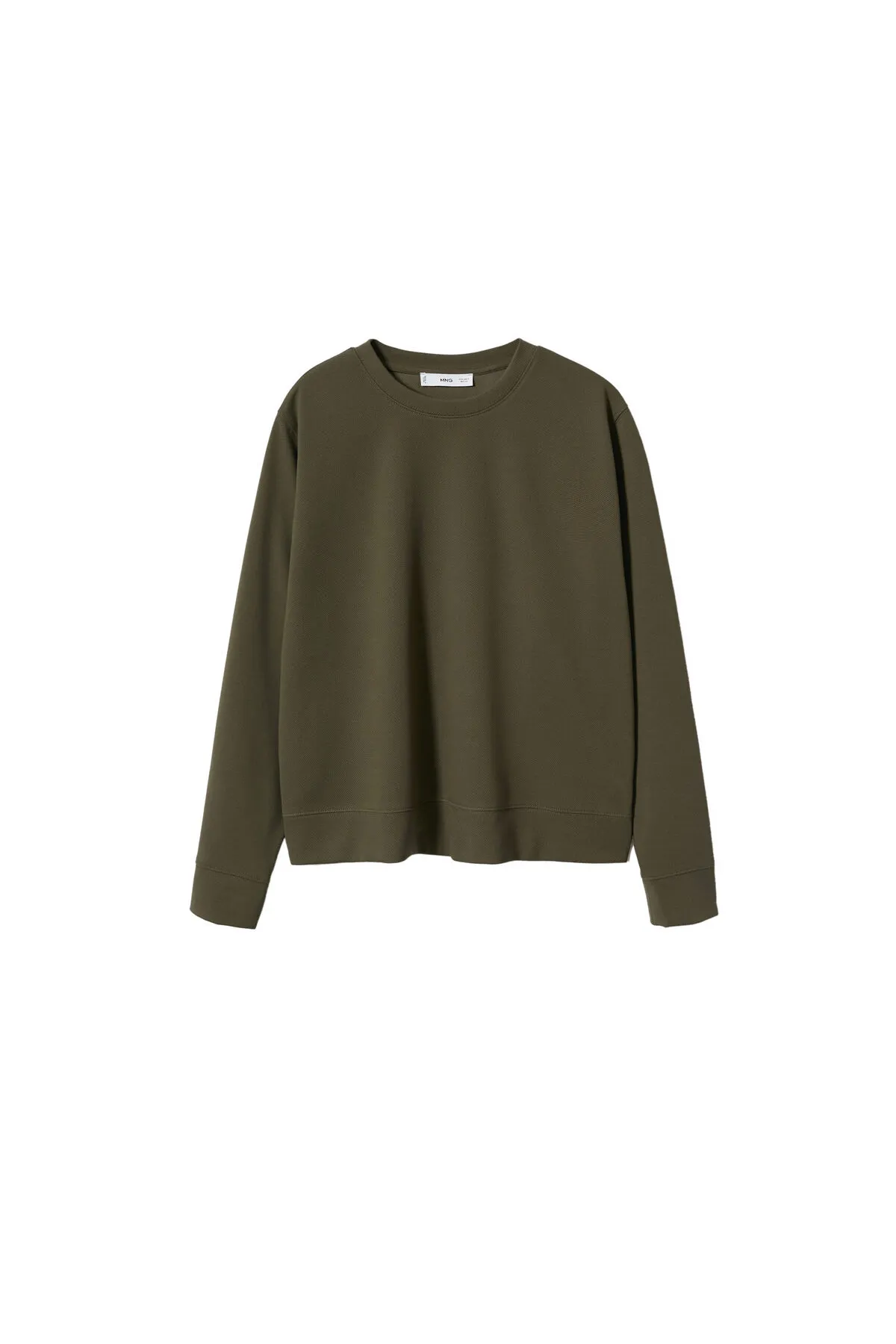 MANGO  Khakifarbenes Damen-Sweatshirt 37063840