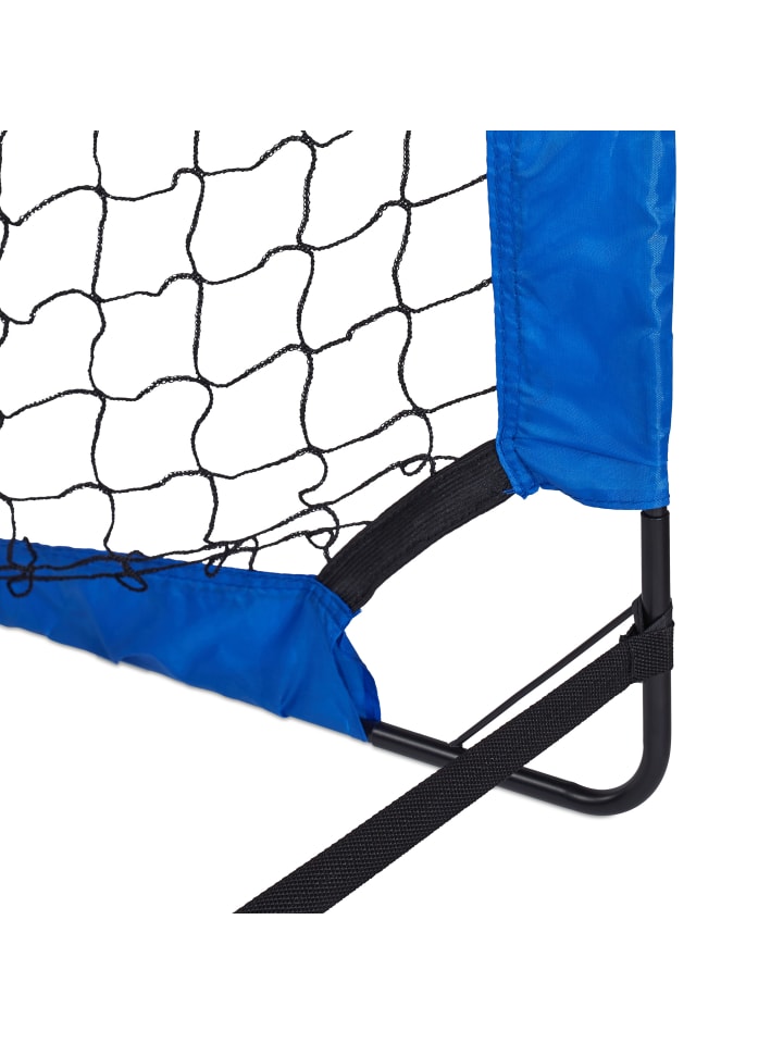 relaxdays Fußballtor in Blau/ Schwarz - (B)195 x (H)115 x (T)115 cm günstig kaufen onesize
