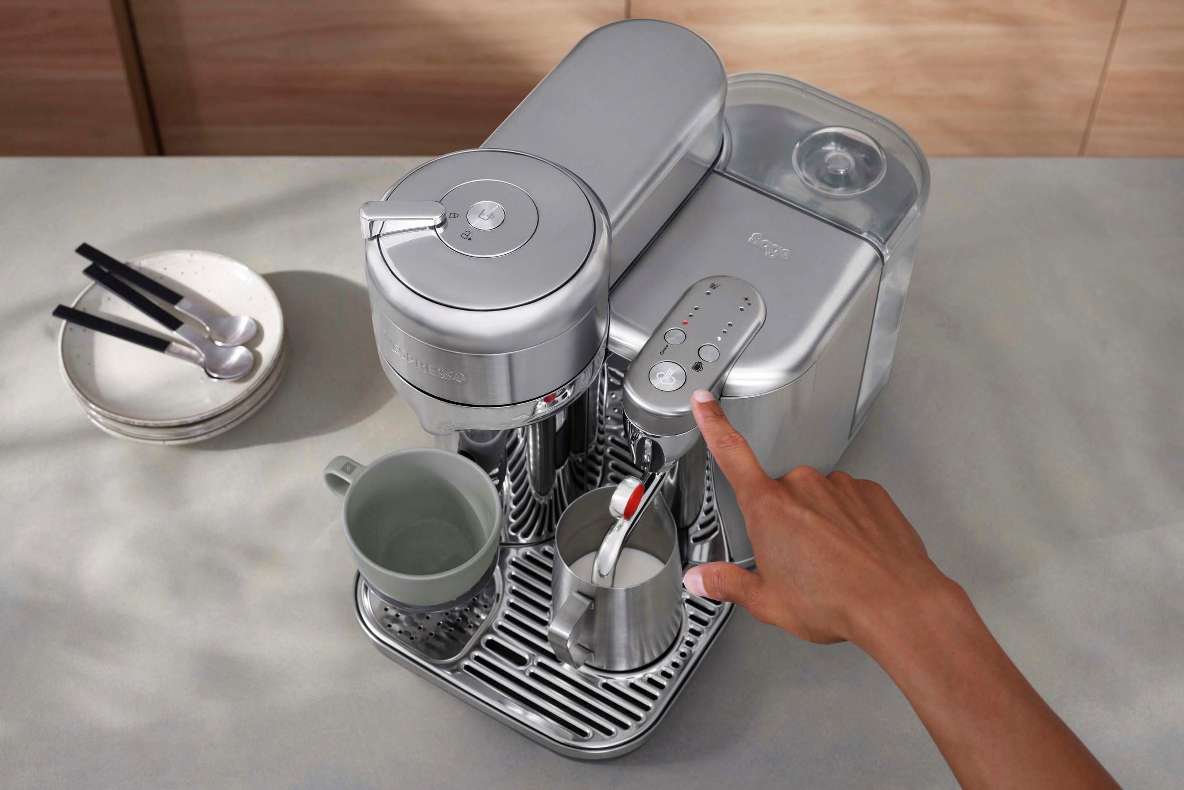 Nespresso Kapselmaschine SVE850 the Vertuo Creatista