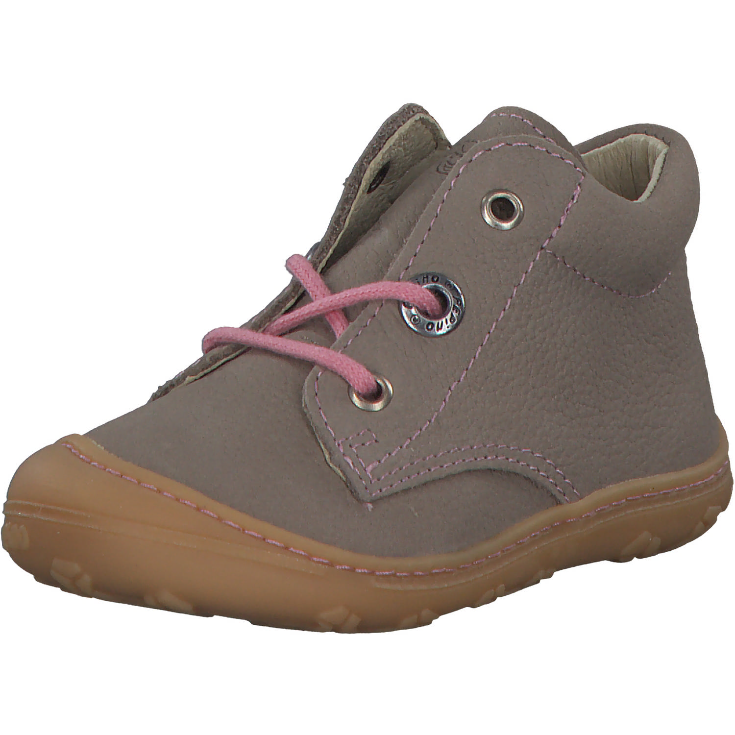 Ricosta Cory 1200102 W, Lauflernschuhe, Kinder, kies/rosa