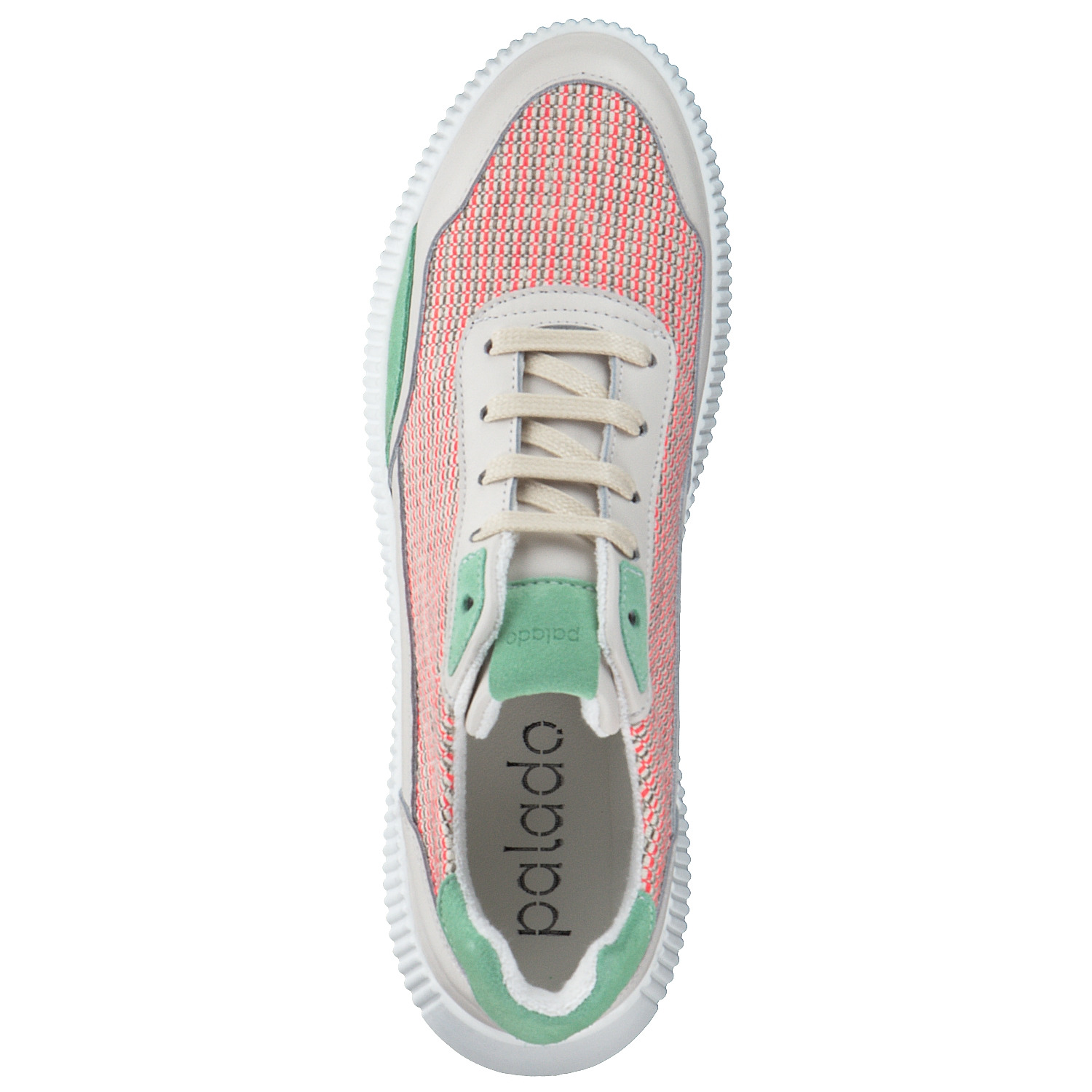 Palado PA 0034, Schnürschuhe, Damen, Beige/Orange/Grün