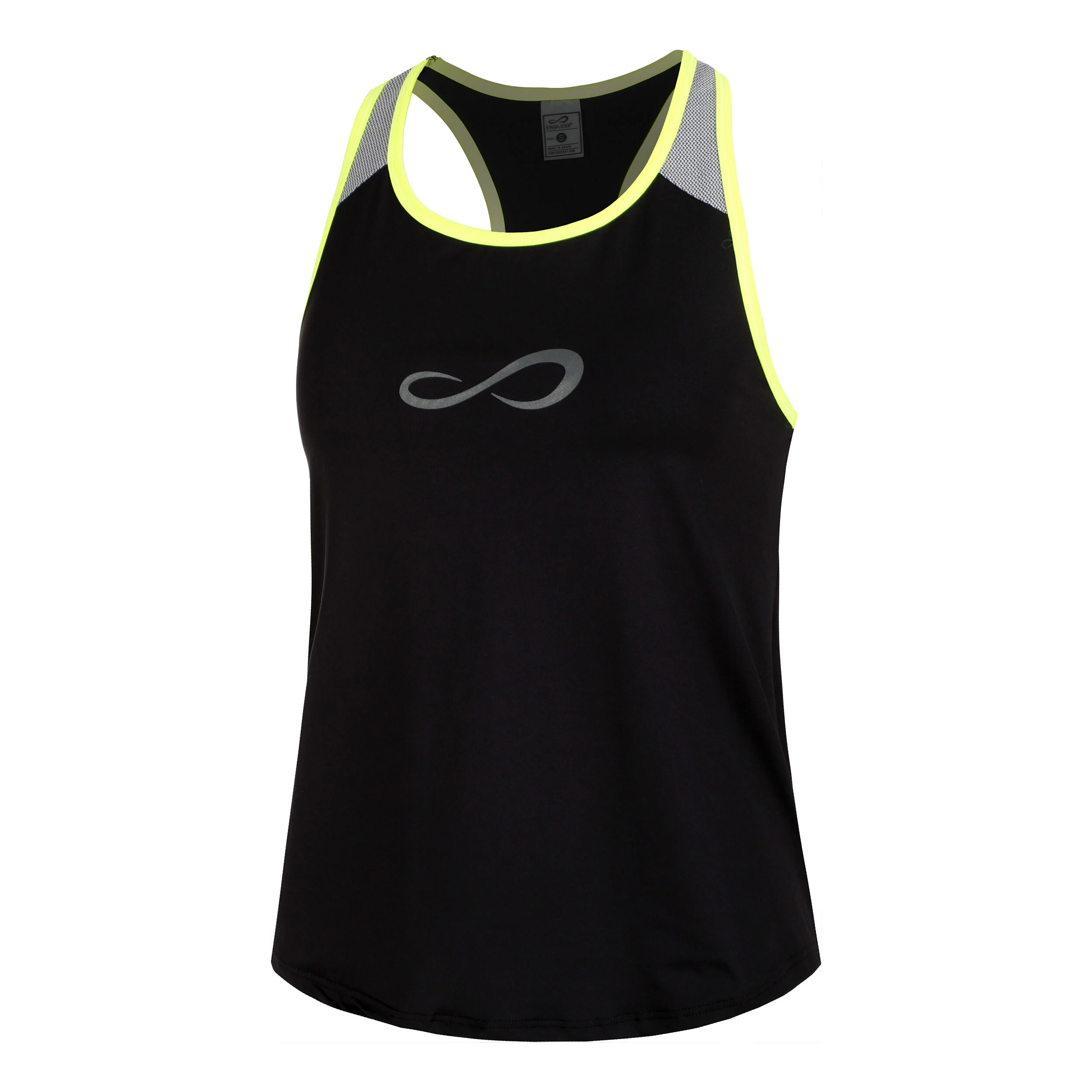 Speed II Tank-Top Damen - Schwarz, Gelb