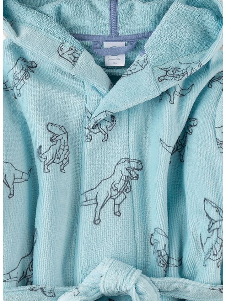 Sanetta Bademantel in Hellblau günstig kaufen