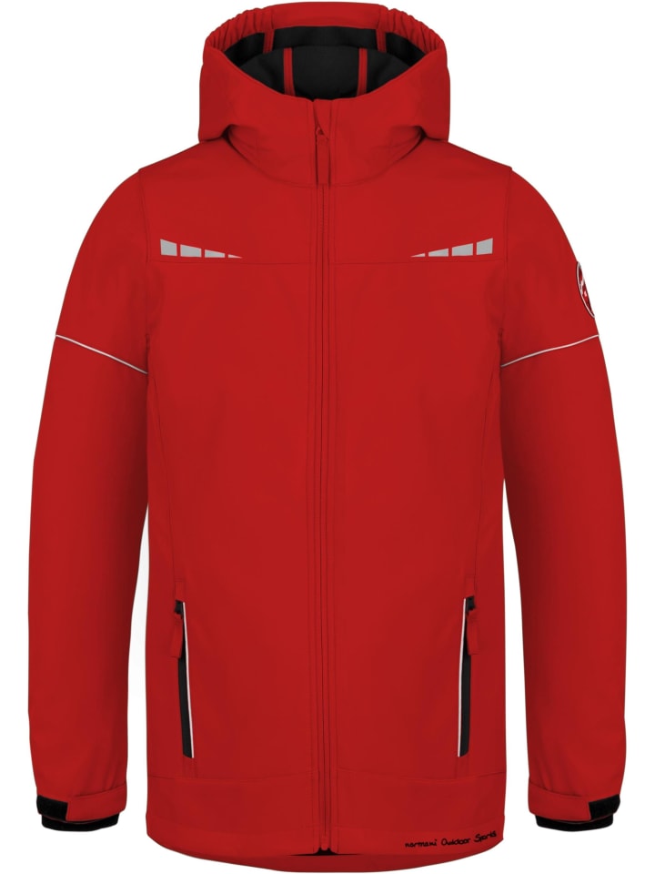 Normani Outdoor Sports Kinder Softshelljacke Galway in Rot günstig kaufen