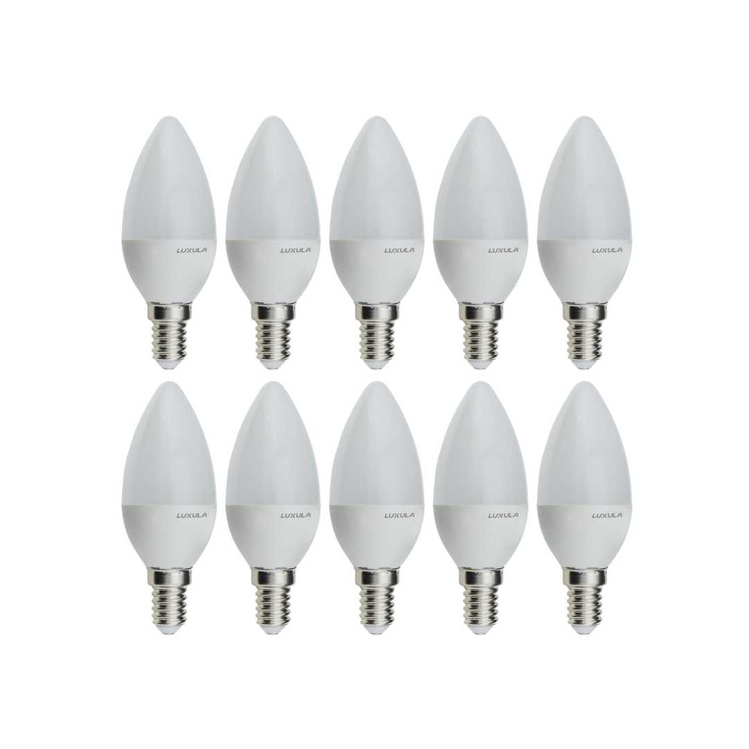 LUXULA 10er Pack LED Leuchtmittel E14