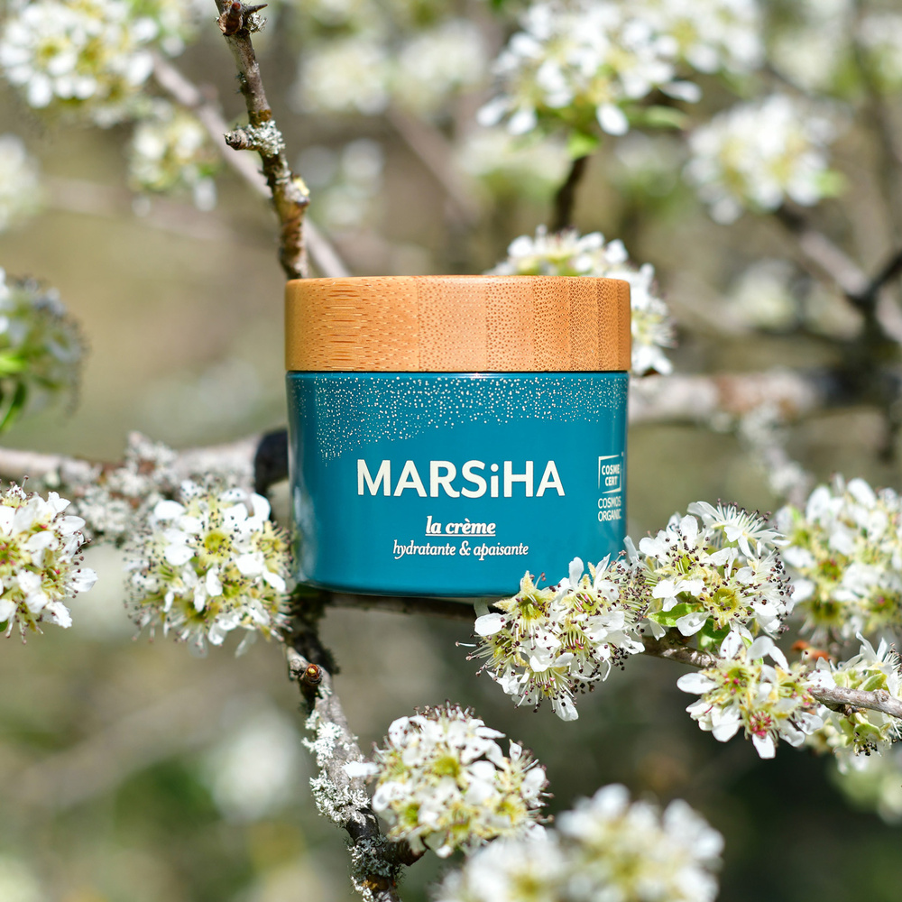 marsiha La créme hydratante et apaisante soin visage : crème