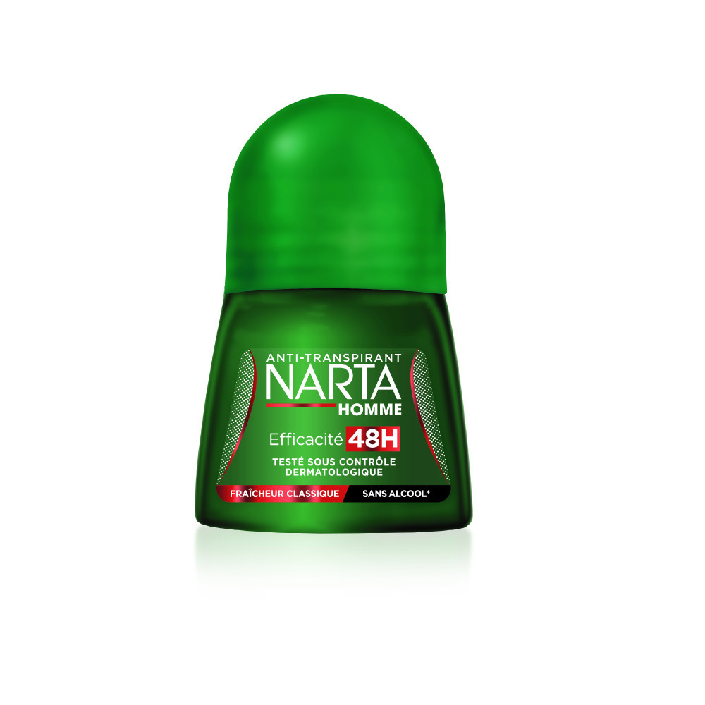 NARTA Narta Homme Déodorant Bille Anti-transpirant Efficacité 48h