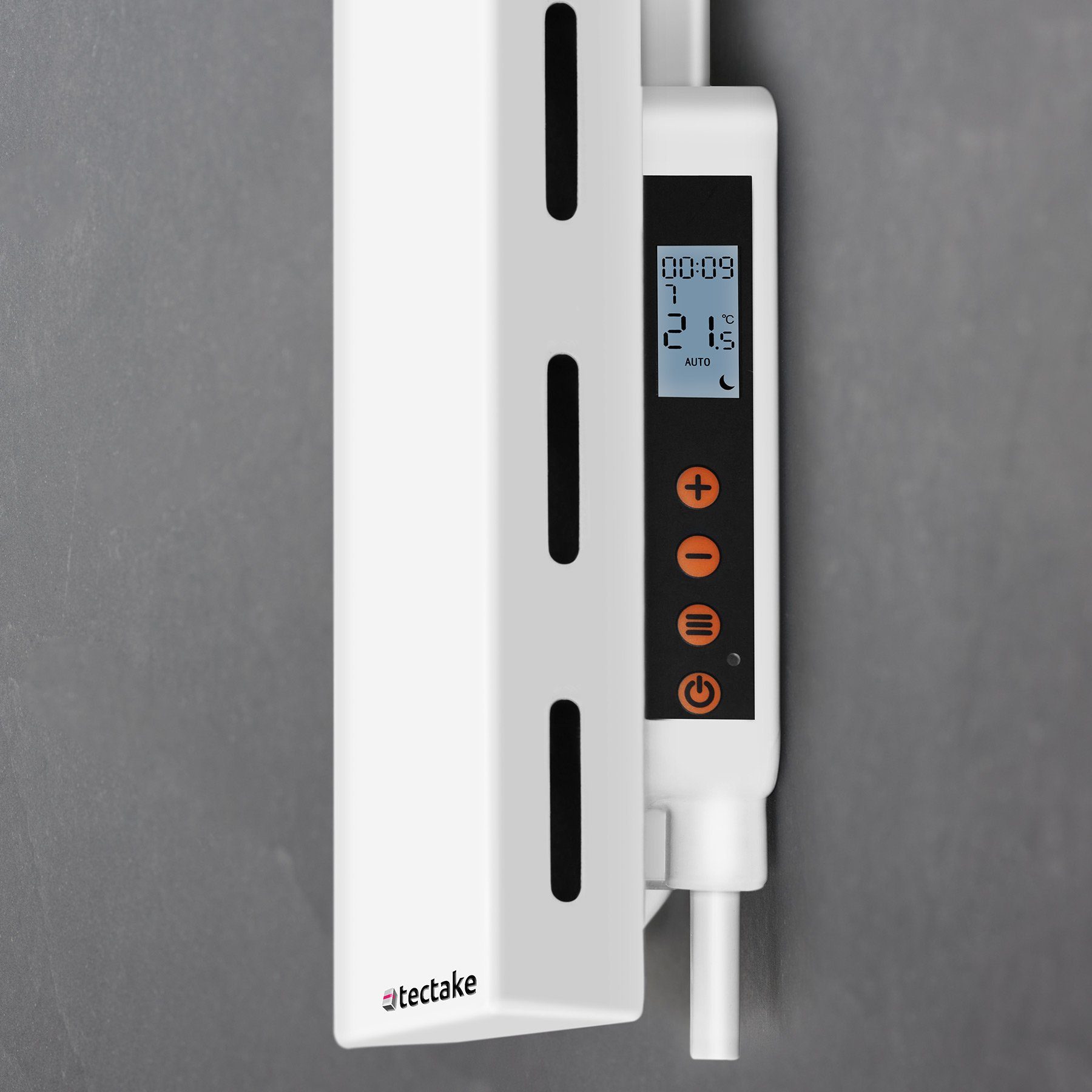 tectake Heizkörper Hybrid-Infrarotheizung mit Thermostat & Kippschutz
