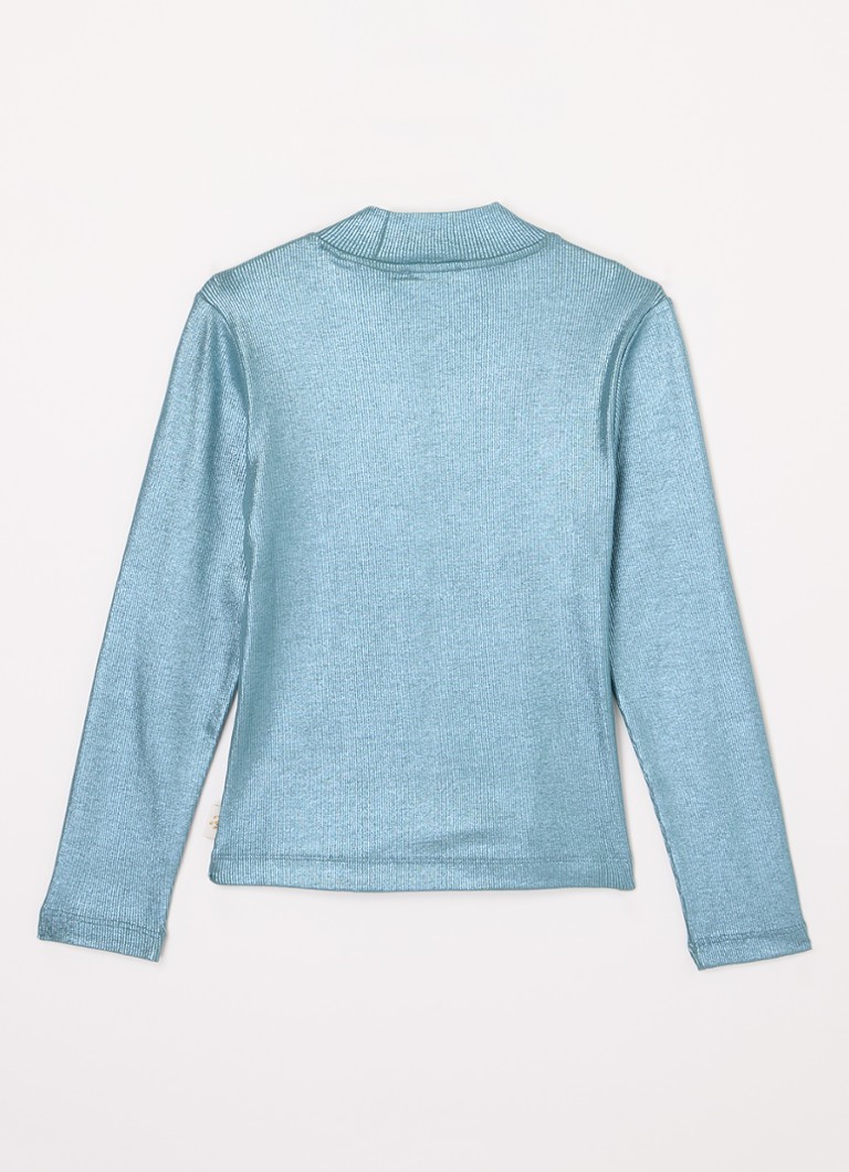 AI&KO  Zera top met metallic finish