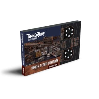 TinkerTurf Sci-Fi - Tanker & Crate Containers - Abandoned Theme