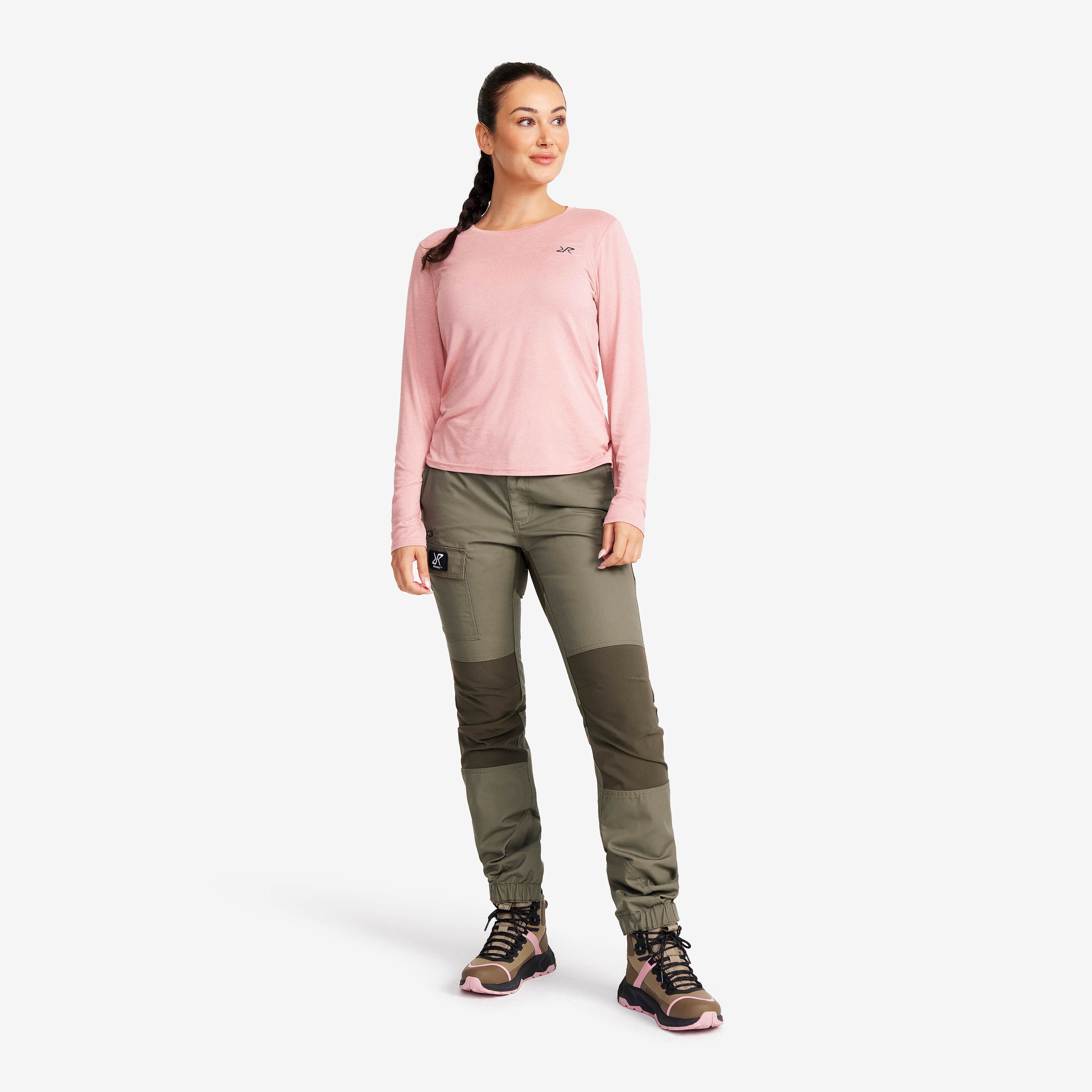 Vagabond Regular Fit Top Femme Blush Melange