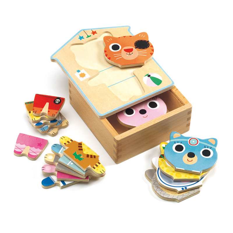 Jeu d'associations Dressup-mix Djeco