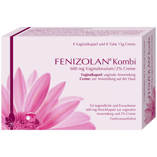 FENIZOLAN Kombi 600 mg Vaginalovulum 2% Creme  1 P  Kombipackung