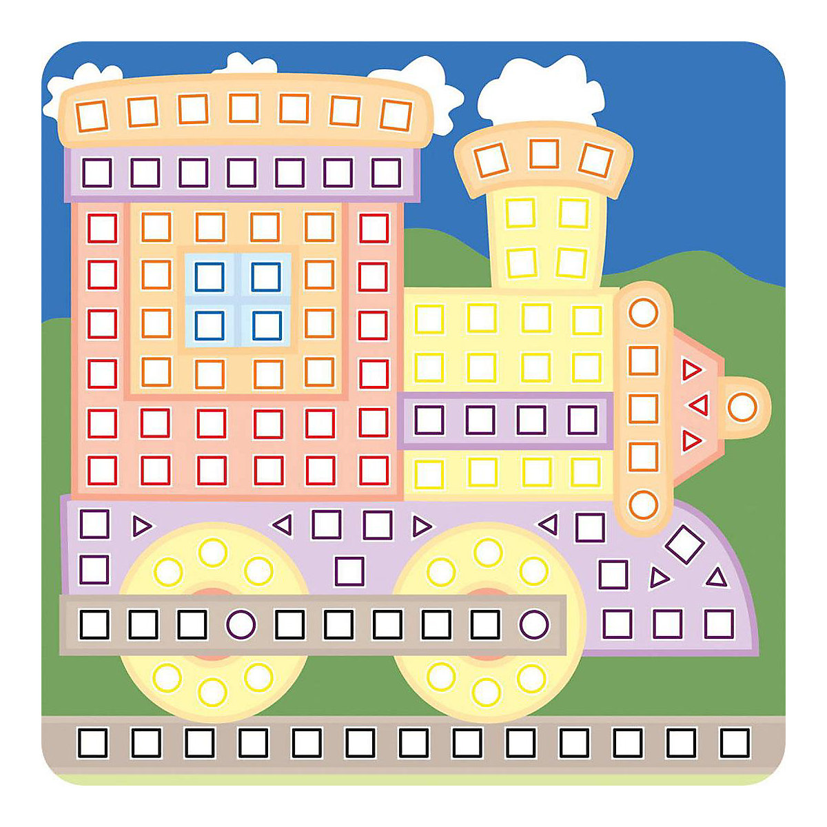 My First Sticky Mosaics Fahrzeuge