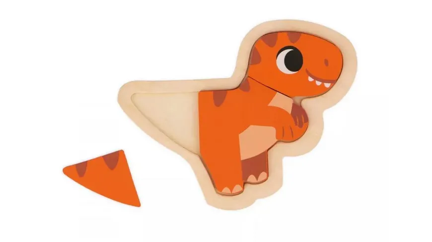 Janod - DINO - 4 EVOLUTIVE PUZZLES DINO