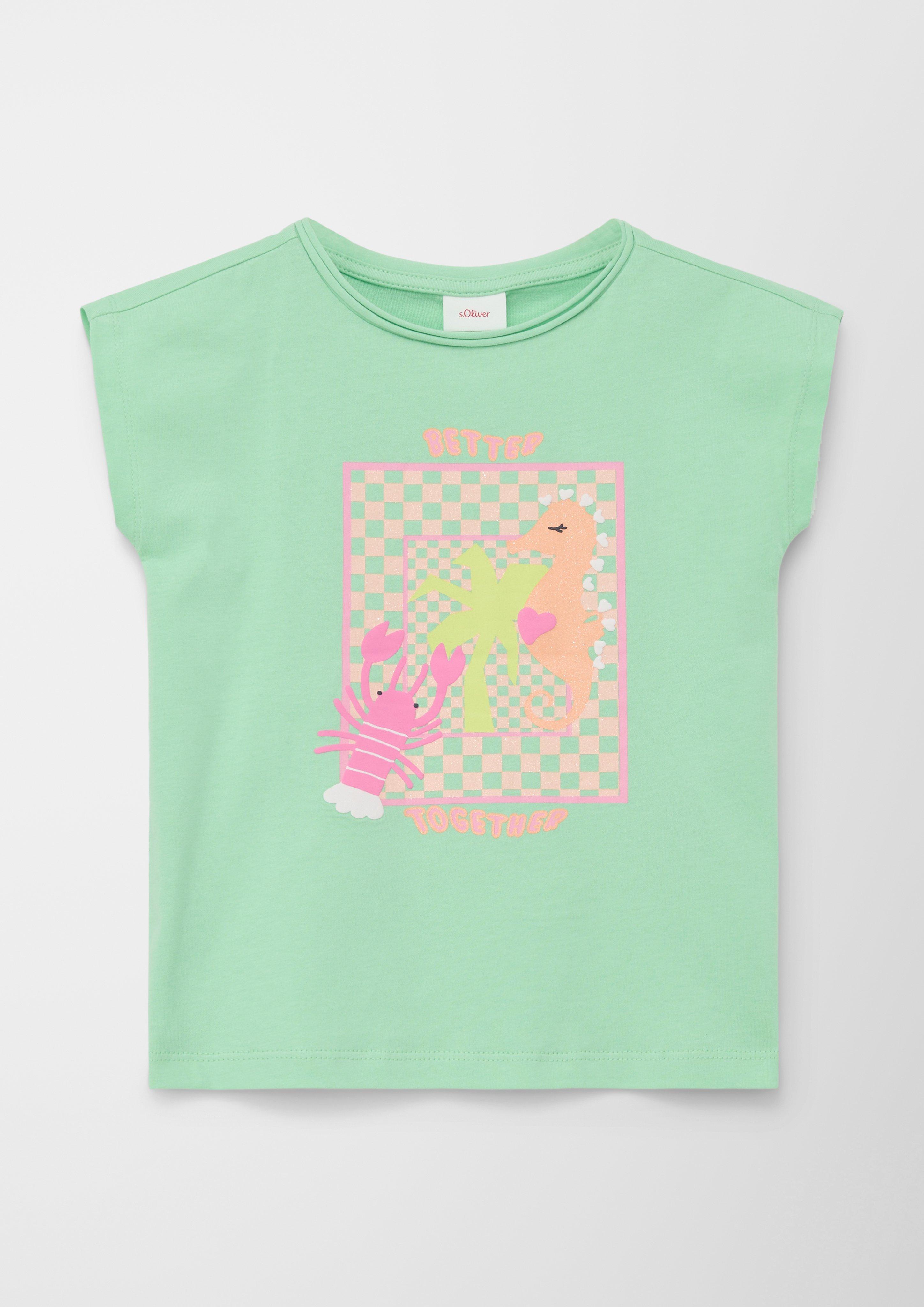 T-Shirt mit Frontprint  2130564-7300
