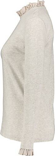 Rich & Royal Damen Longsleeve mit Rüschen