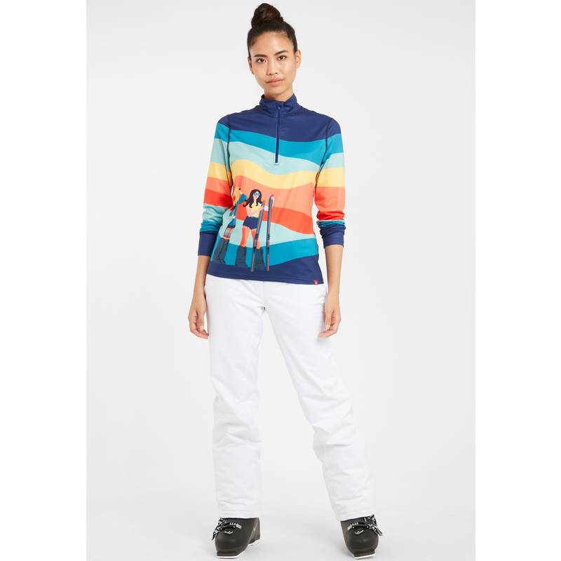 Krimson Klover Peace Love Ski Layerlangarmshirt Damen