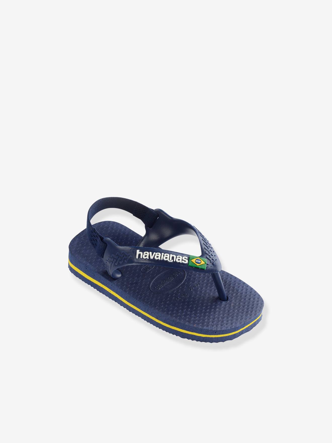 Tongs Baby Brasil Logo II HAVAIANAS marine