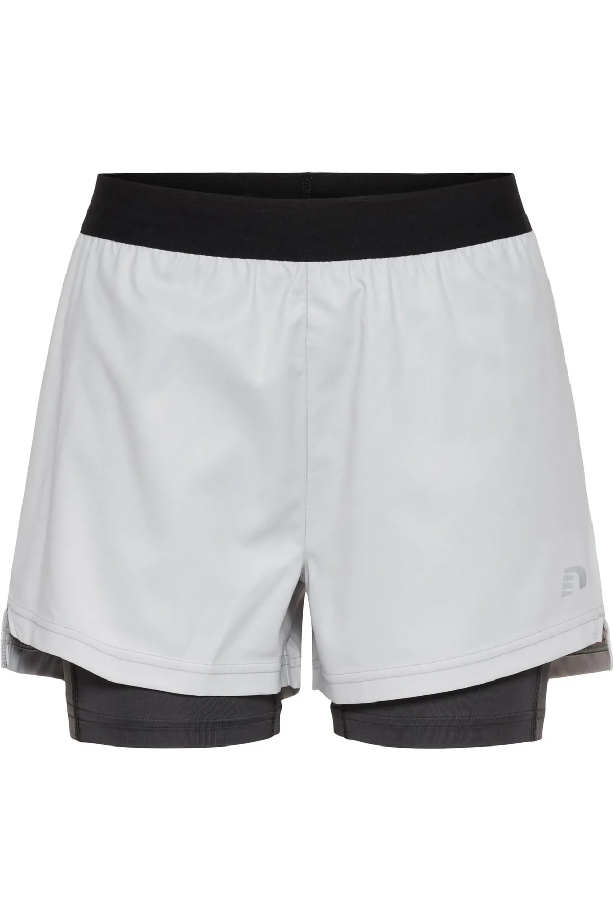 NEWLİNE  Kurze Sporthose - Grau - Mittlerer Bund