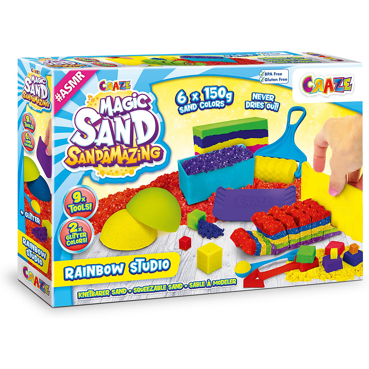 CRAZE MAGIC SAND - Sandamazing- Rainbow Studio