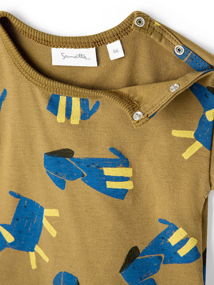 Sanetta Kidswear Shirt in Khaki günstig kaufen